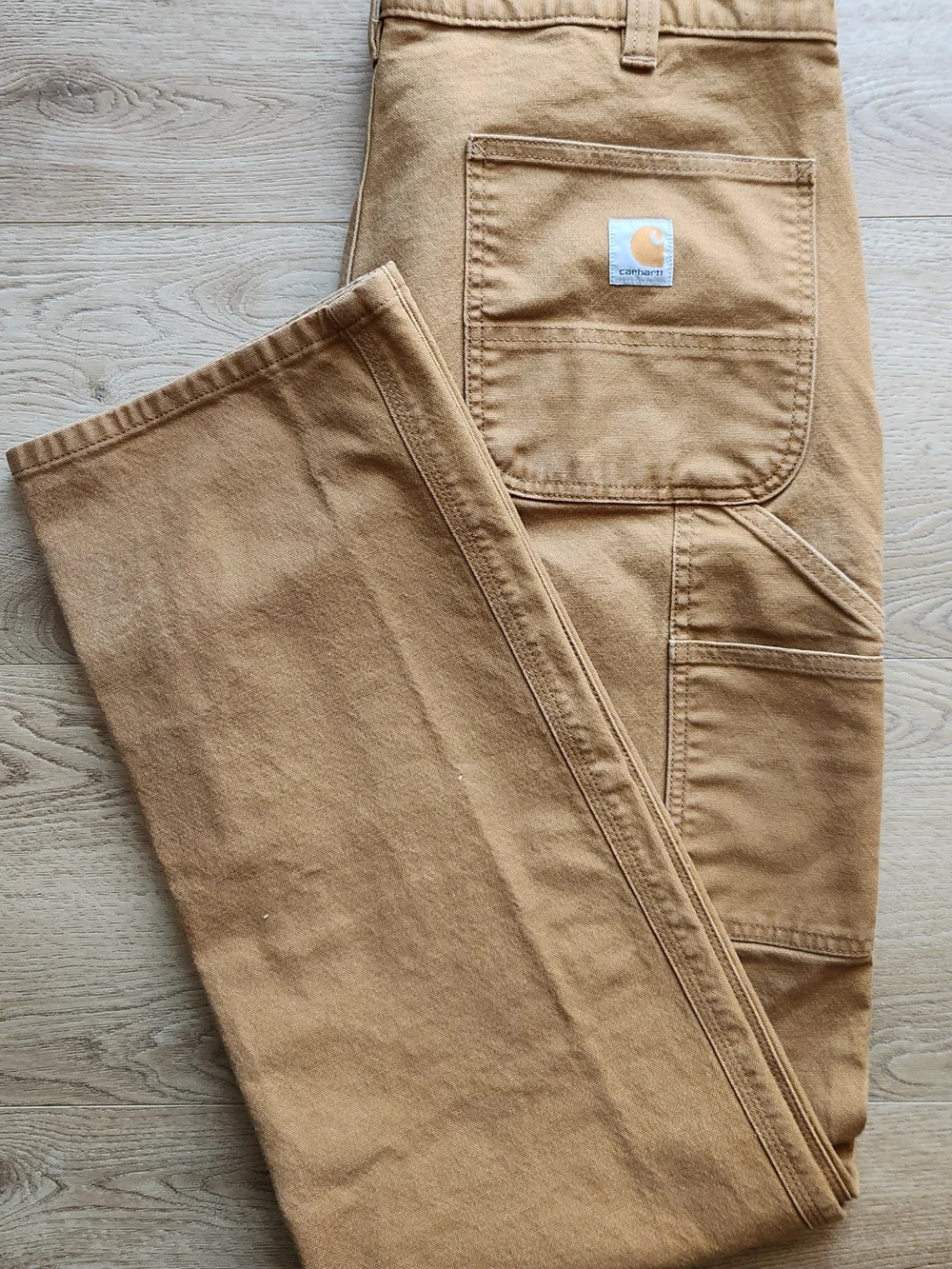 Carhartt Men’s Brown Duck Carpenter Pants